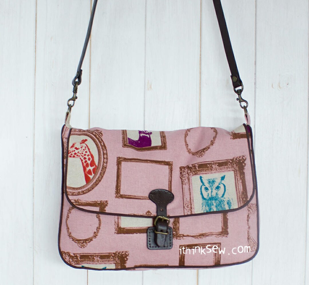 Messenger Bag Sewing Pattern PDF | Crossbody Satchel DIY Template ...