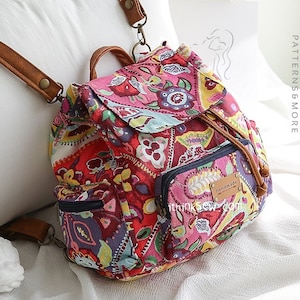 Estefania Bucket Backpack PDF Sewing Pattern