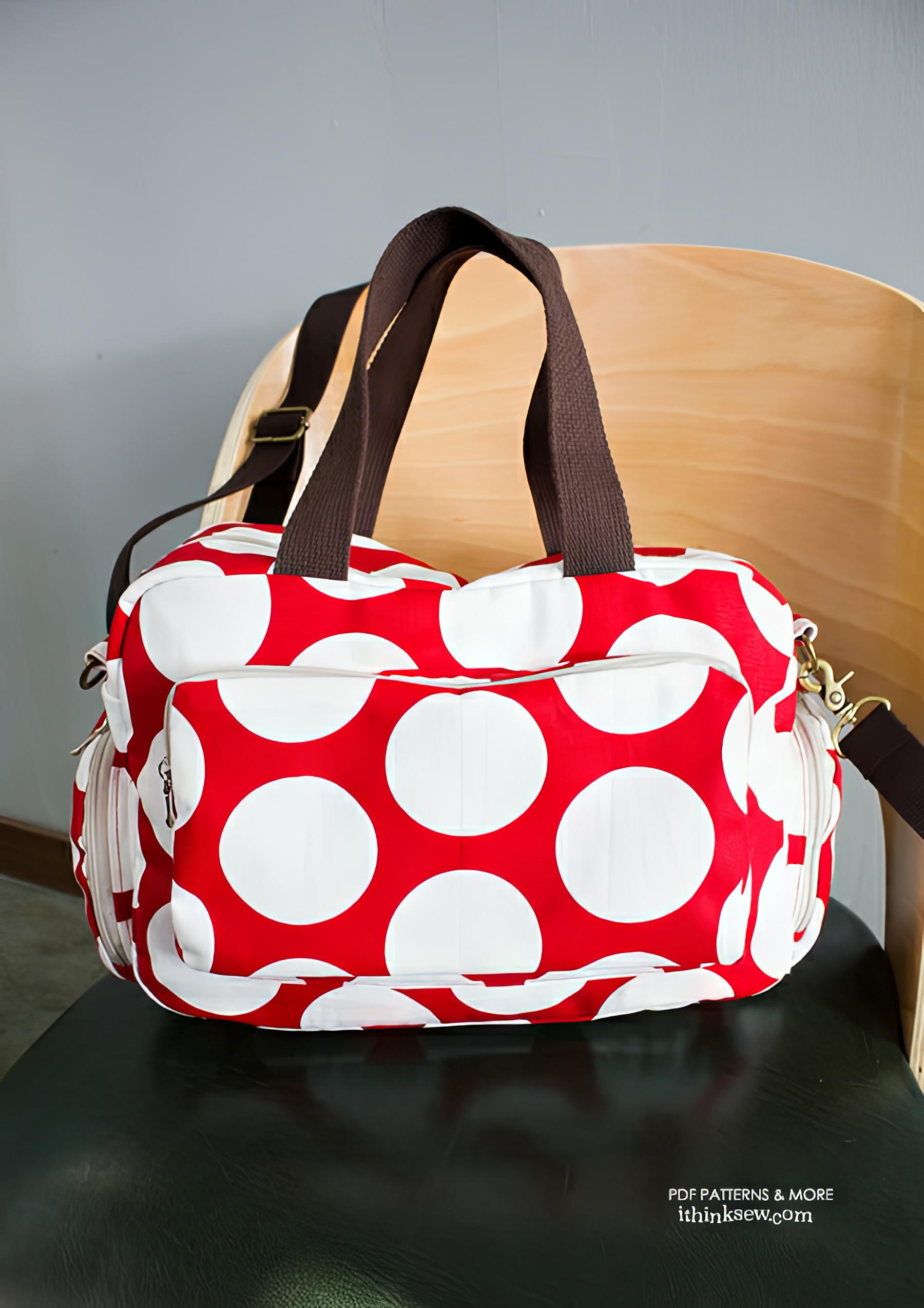 Katy Bag PDF Sewing Pattern, Boston Bag, Duffle Bag - Etsy