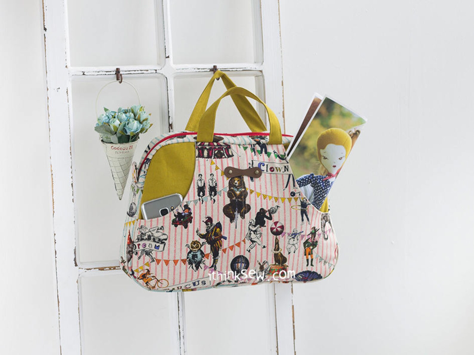 Cynthia Boston Bag PDF Sewing Pattern - Etsy Canada