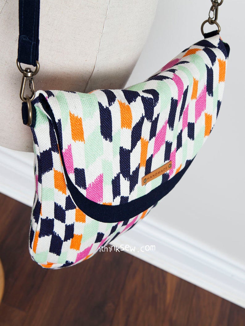 Bethan Foldover Bag PDF Sewing Pattern Etsy Australia