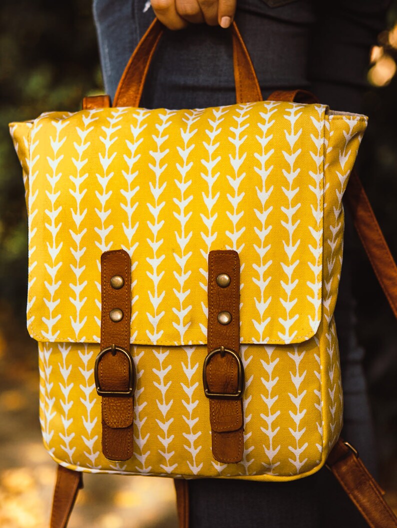 Tatiana Backpack PDF Sewing Pattern| DIY Rucksack Bag Tutorial | Mini ...