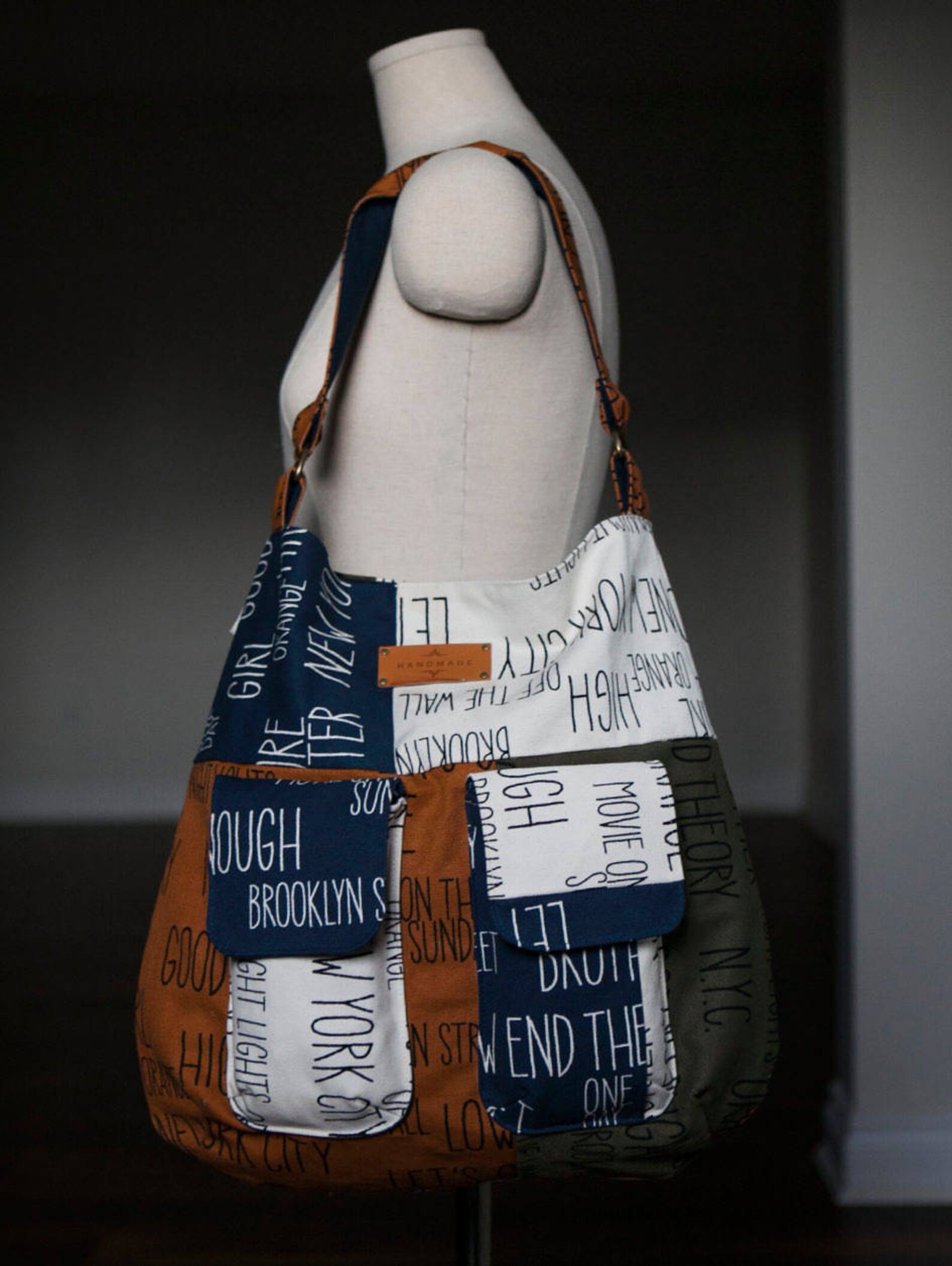 Gabrielle Hobo Bag PDF Sewing Pattern | Slouchy Shoulder Bag Tutorial ...