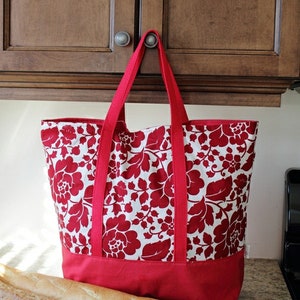 Cartamodello PDF Martha Market Bag, borsa della spesa, borsa riutilizzabile, modello di borsa facile immagine 7