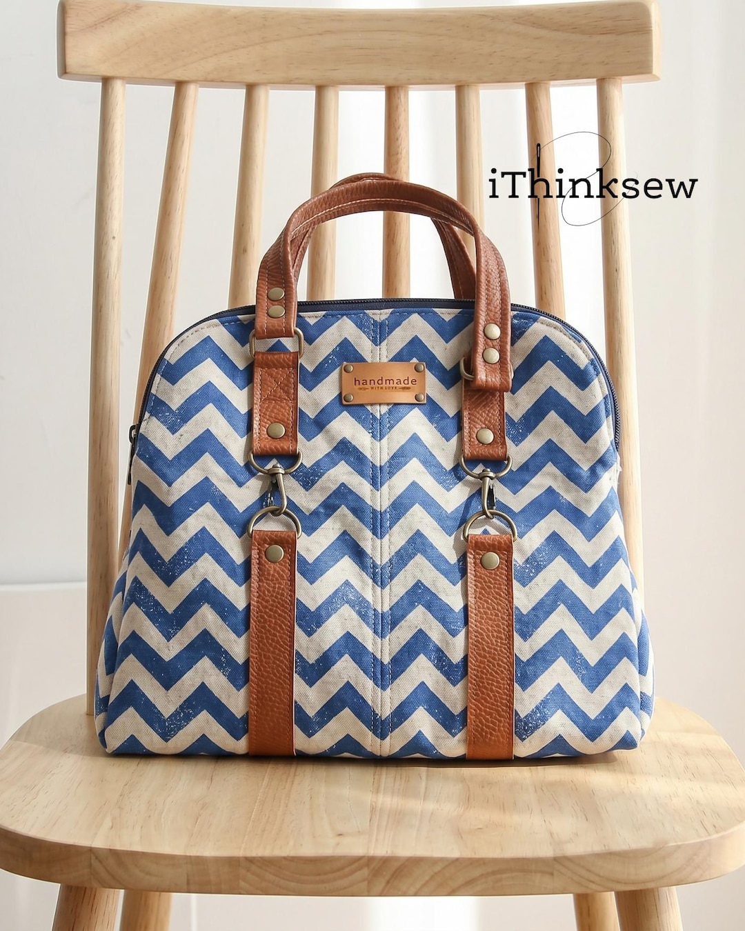 Chelsea Boston Bag Sewing Pattern | Structured Handbag PDF Tutorial ...