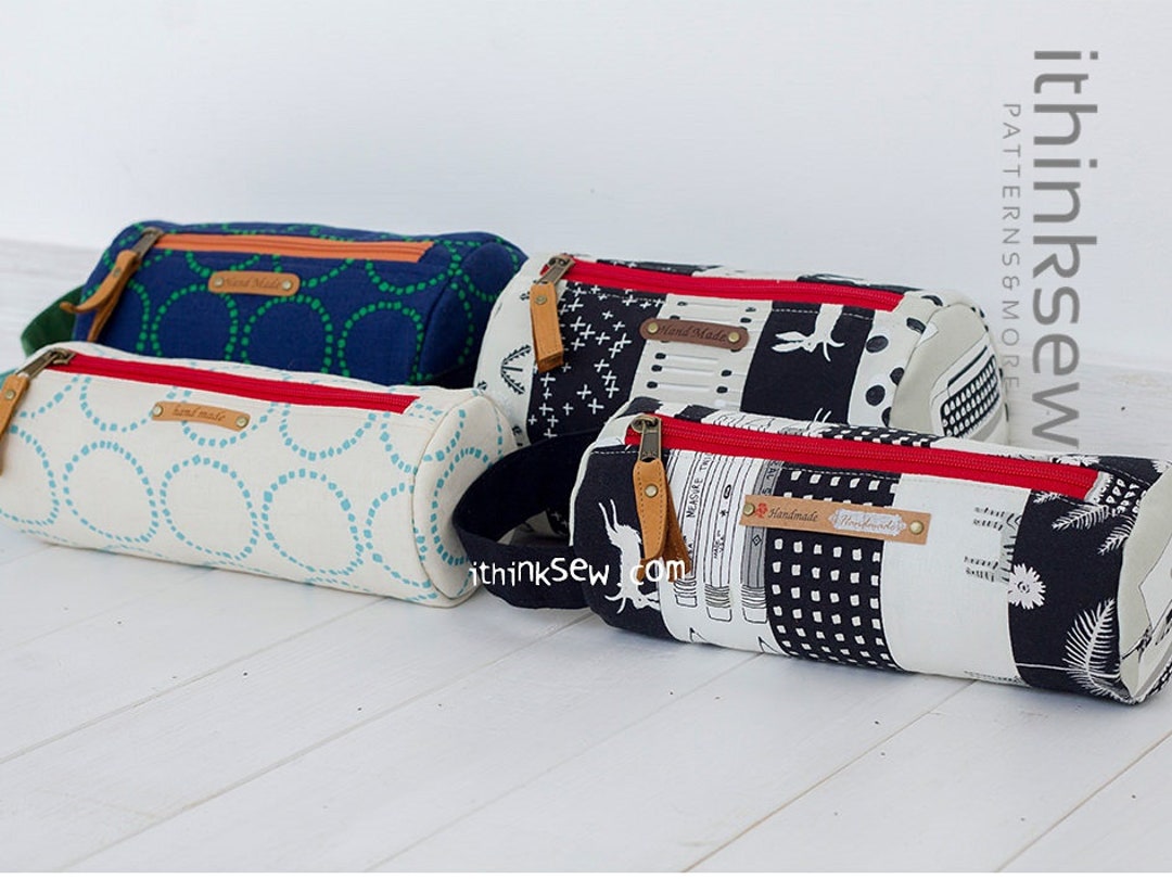iThinksew - Patterns and More - Double zip gear pouch pattern/ 2