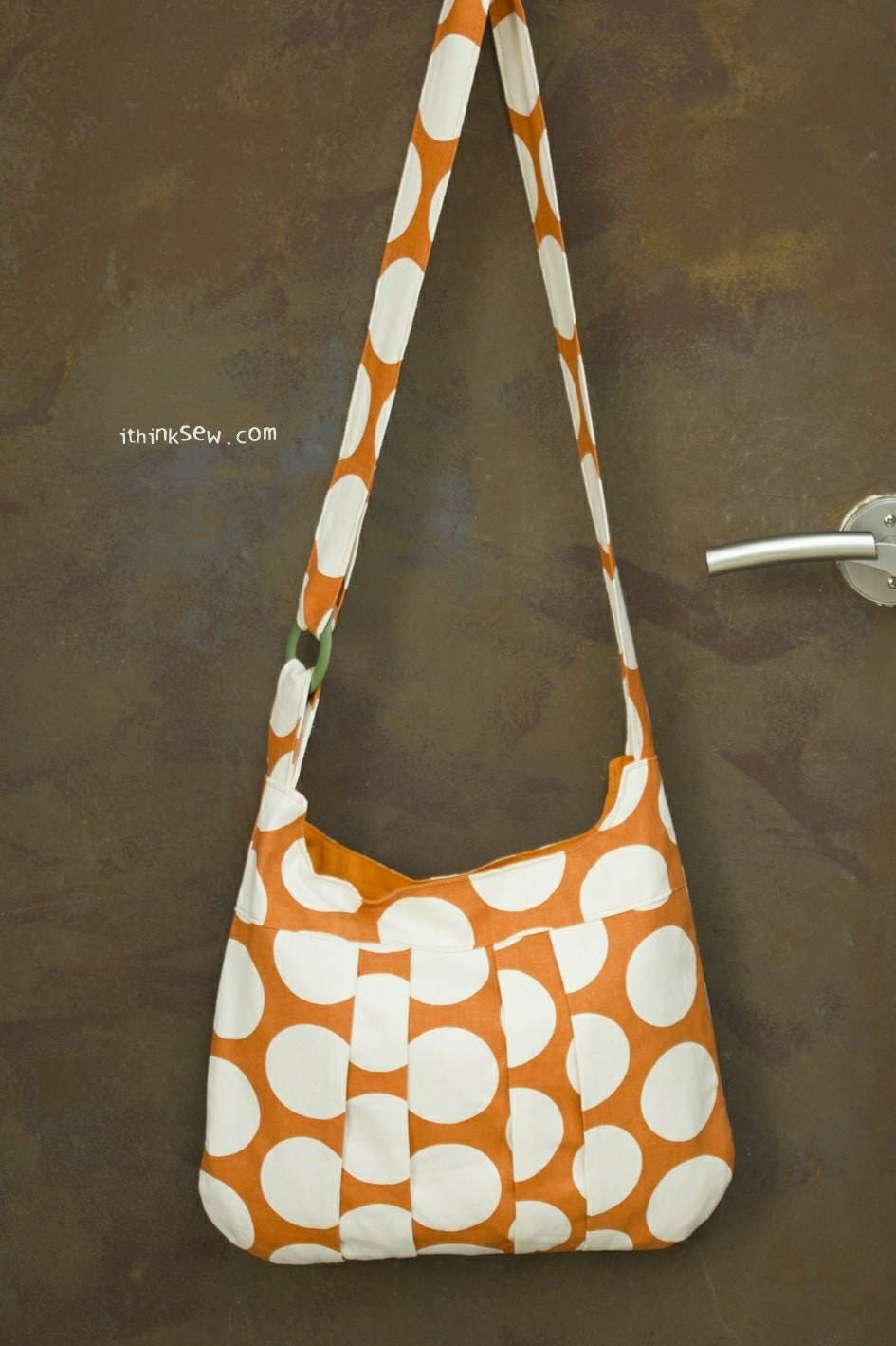 Rachel Retro Crossbody Bag Sewing Pattern | Pleated Hobo Purse PDF