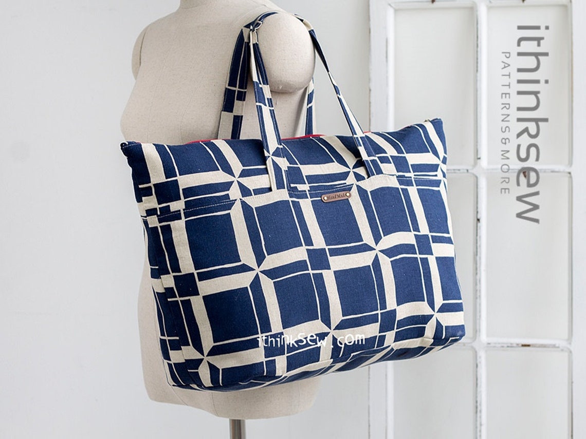 Kristin Big Tote Bag PDF Sewing Pattern - Etsy