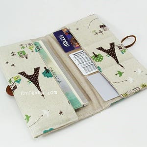 Tanya Checkbok, Kreditkortsplånbok PDF Sömnadsmönster, enkelt sömnadsmönster