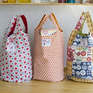 Vanessa Market Bag PDF Sewing Pattern - simple Bag, Shopping, reusable bag, easy bag pattern