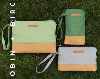 Katrina Pouches (3 Sizes)  with Video Tutorial PDF Sewing Pattern