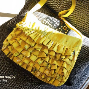 Francene Ruffled Zipper Bag PDF Sewing Pattern