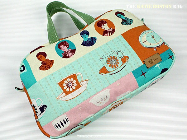Katie Boston Bag PDF Sewing Pattern| Retro Handbag Sewing Tutorial ...