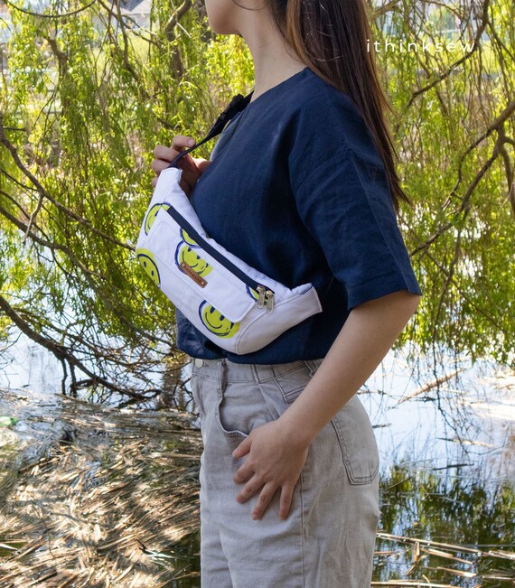 Smiley cheap sling bag