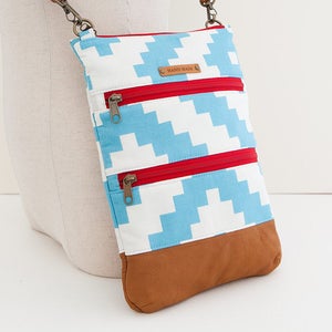 Adina Crossbody Double Zipper Bag  PDF Sewing Pattern