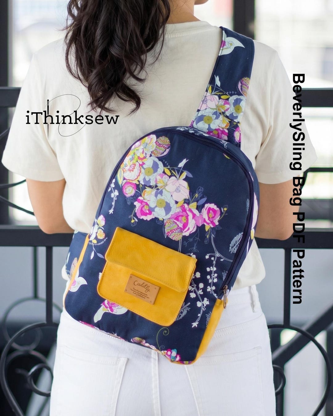 Beverly Cross Body Sling Bag Sewing Pattern PDF | Crossbody Backpack ...