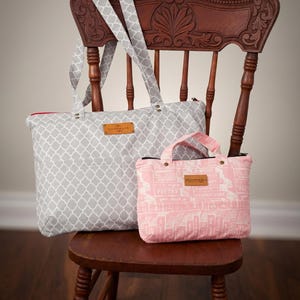 Lexi Diaper Bag Sewing Pattern | Multi Pocket Tote PDF | 2 Sizes Travel Bag DIY | Baby Shower Gift Template | Lexi Organizer Bag