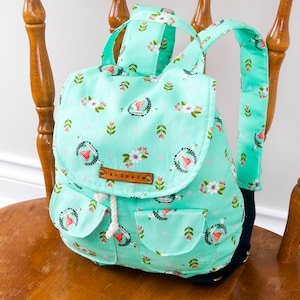 Blake Toddler Backpack PDF Sewing Pattern, school bag pattern, kids bag, children bag