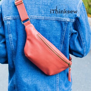 Antonio Waist / Sling Bag Pattern PDF | Unisex Fanny Pack Sewing Tutorial | Crossbody Waist Pouch Template | DIY Travel Belt Bag Craft