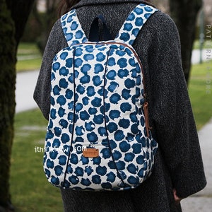 Shelly Backpack  PDF Sewing Pattern, school backpack