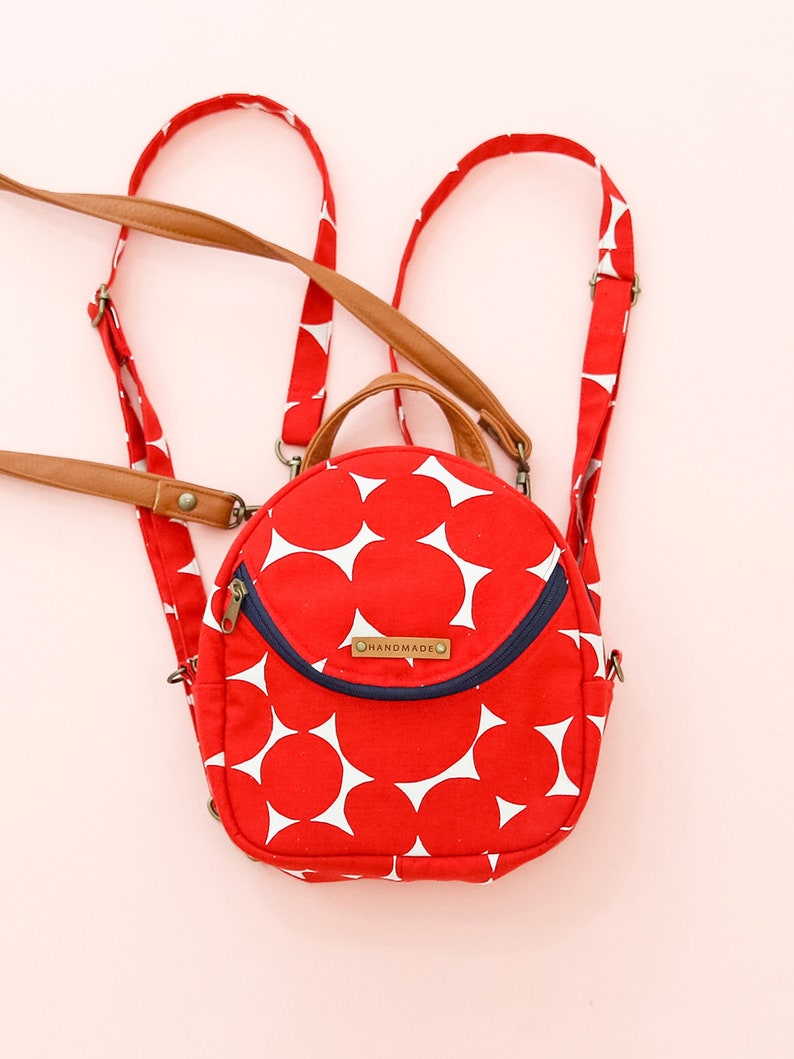 Inez Mini Backpack/Cross Bag PDF Sewing Pattern Etsy 日本