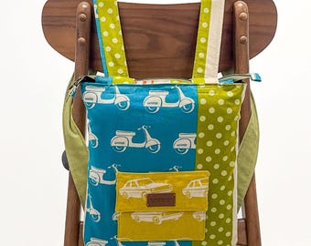 Kaeli Wandelbarer Rucksack PDF Schnittmuster, wandelbarer Rucksack