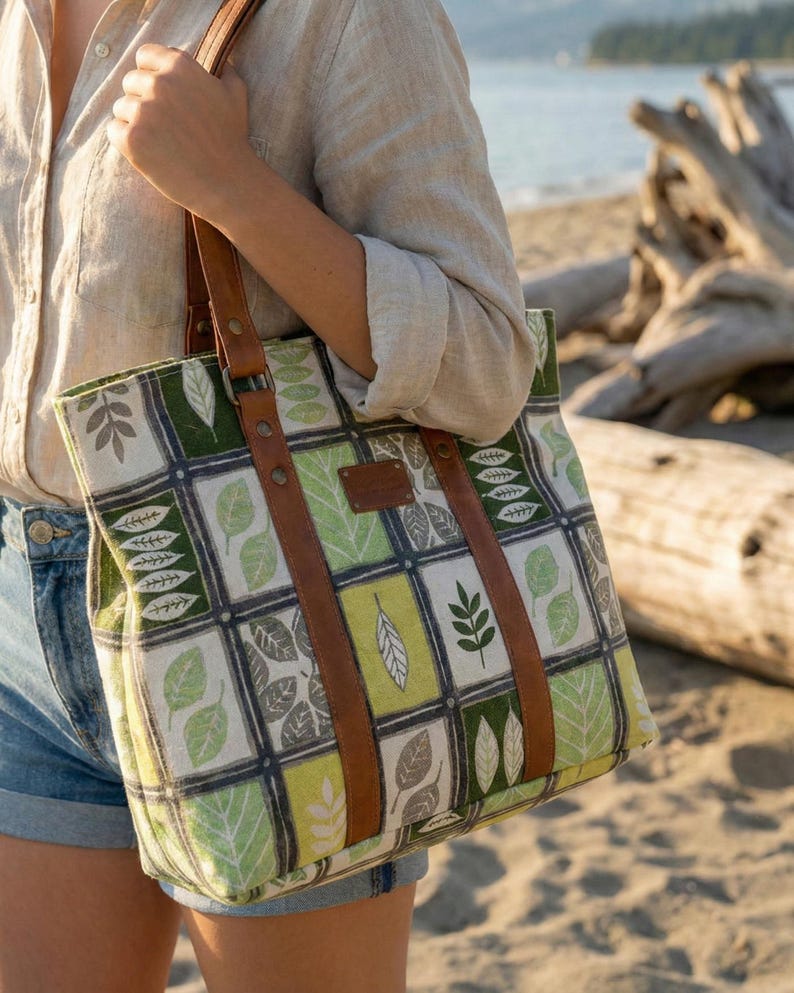 Sierra Shoulder Bag Sewing Pattern PDF | | Large Zippered Tote Pattern with Pockets | Travel Carry-on Handbag Tutorial image 4