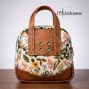 Schnittmuster für Mini-Geldbeutel | Nile Boxy Handtasche PDF Anleitung | DIY Statement Taschenvorlage | Handtasche im Boutique-Stil | Zwischendurch Nähprojekt