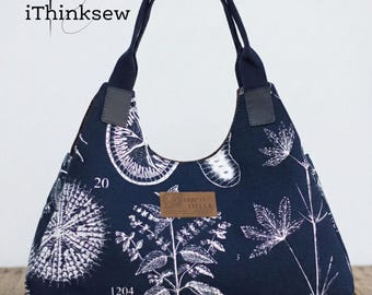 Patrón de costura en PDF para bolso acolchado Melissa