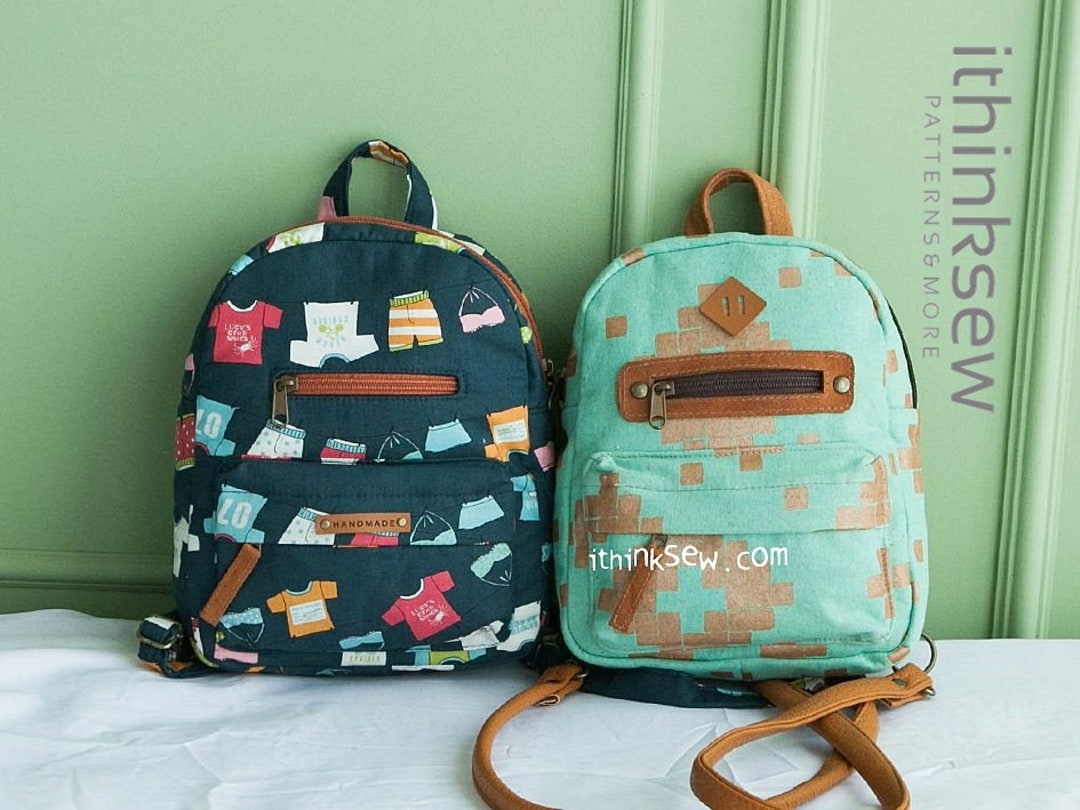 iThinksew - Patterns and More - Trish Laptop Backpack PDF Pattern