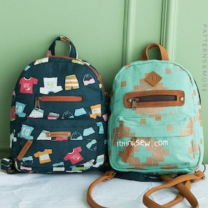 Averi Mini Backpack PDF Sewing Pattern, small backpack