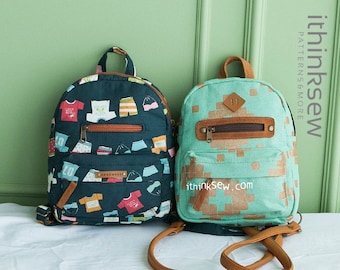 Averi Mini Backpack PDF Sewing Pattern, small backpack