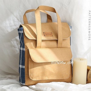 Patron de couture PDF pour sac cartable Eliya
