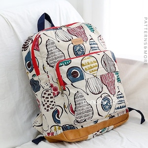 Byron School Backpack PDF Sewing Pattern, school backpack pattern