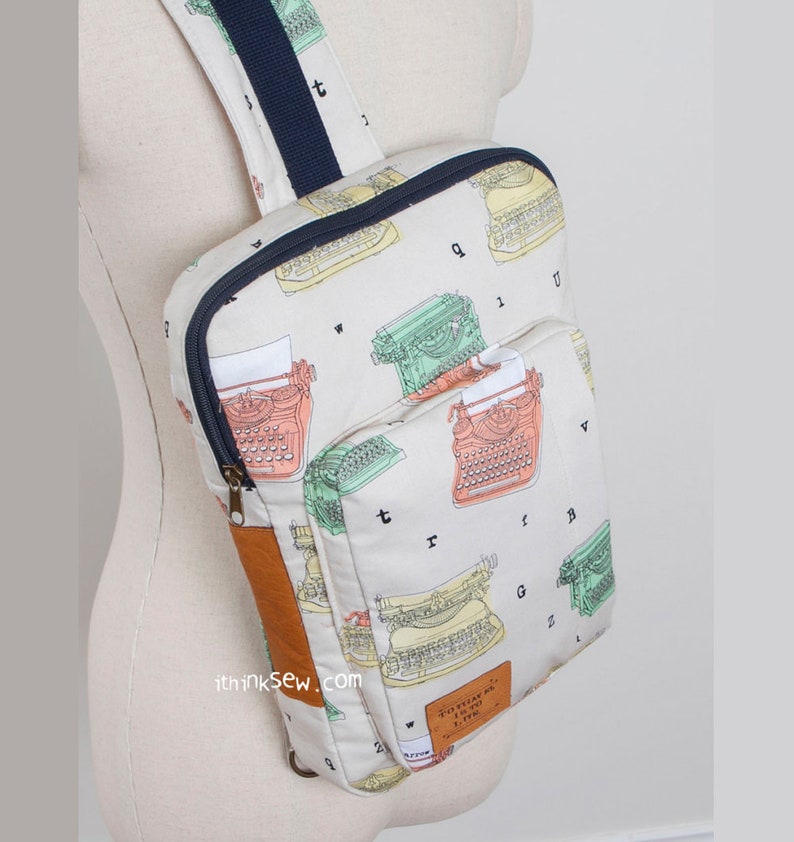 Kenzie Cross Body Sling Bag (macbook Size) PDF Sewing Pattern (#1268 ...