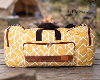 Mylie Travel Duffle Bag PDF Sewing Sewing Pattern, travel bag, sports bag pattern