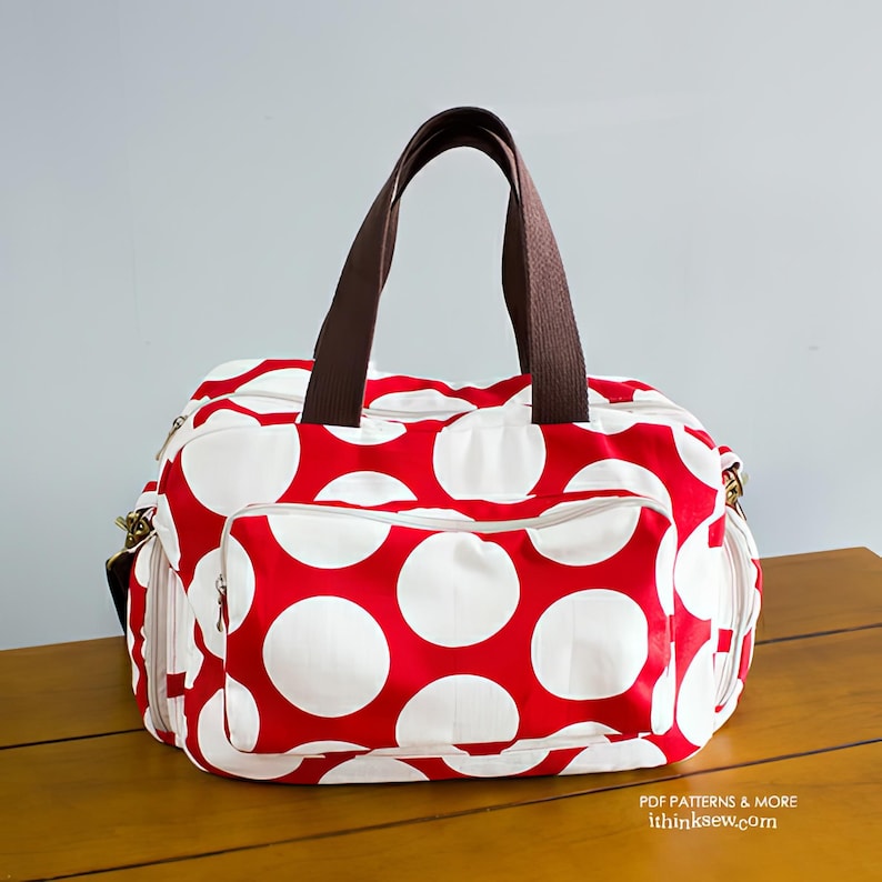 Katy Bag PDF Sewing Pattern, Boston Bag, Duffle Bag - Etsy UK