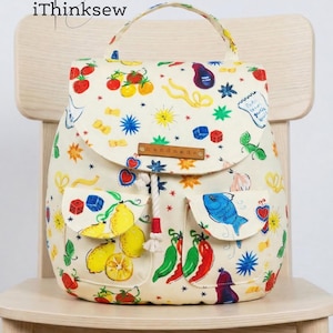 Blake Toddler Backpack PDF Sewing Pattern, children's backpack