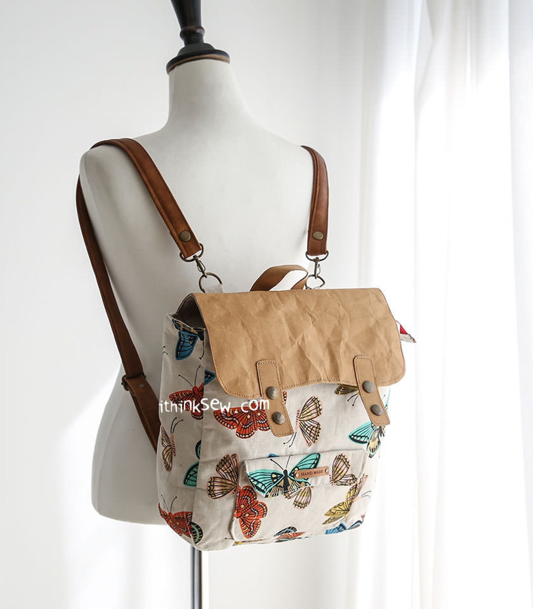 Rowen Backpack PDF Sewing Pattern, Small Backpack Etsy