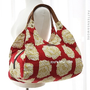 Charlene Bag PDF Sewing Pattern, hobo bag