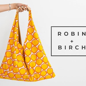2 Sizes Nori Kimono Bag PDF Sewing Pattern, easy sewing pattern