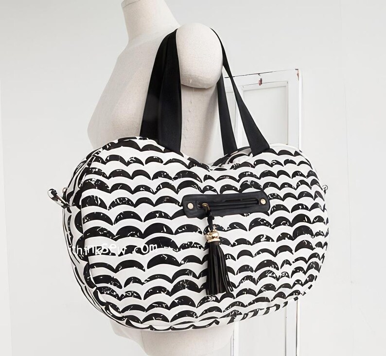 Boston Bag Sewing Pattern PDF | Adriana Large Diaper Bag Tutorial ...