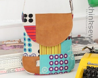 Julie Cross Bag PDF Sewing Pattern, easy sewing pattern