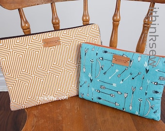Darnella Macbook and Tablet Pouches PDF Sewing Pattern, easy sewing pattern