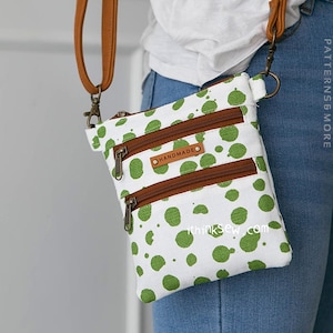Ethel Triple layered Zipper Card Bag PDF Sewing Pattern, travel bag, phone bag