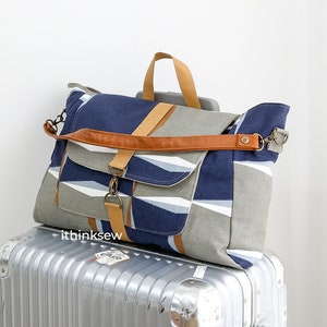 Fabio Reisetasche PDF Schnittmuster, handgemacht