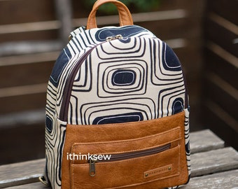 Avneet Mini Backpack PDF Sewing Pattern, small backpack