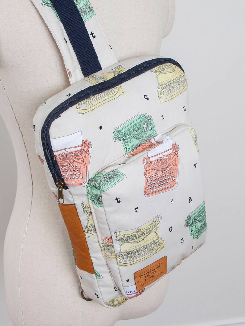 Kenzie Cross Body Sling Bag MacBook Size PDF Sewing Pattern | Etsy