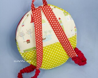 Baby Cute Backpack PDF Sewing Pattern (#585)