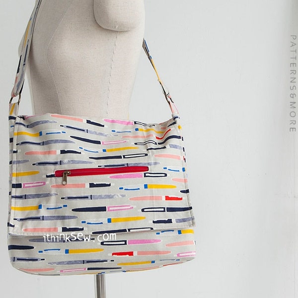 Gabby Messenger Bag PDF Sewing Pattern